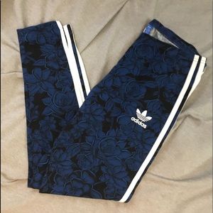 ADIDAS 3 STRIPES FLORAL LEGGINGS